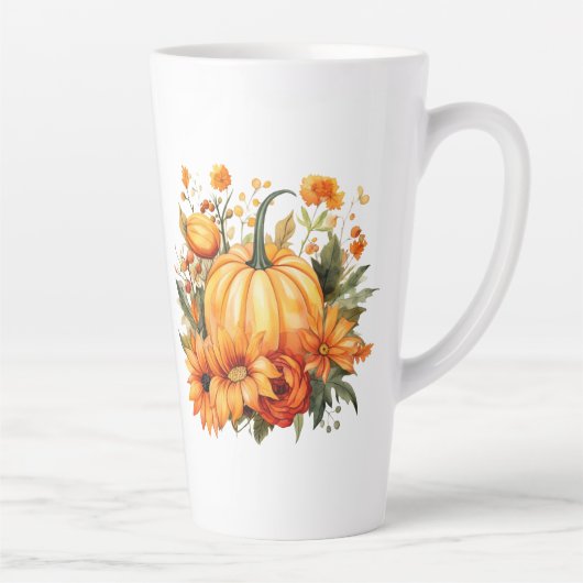 Herfst Pompoen Latte Mok (Rechts)