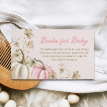 Herfst Pompoen Meisje Baby Shower Boeken voor Baby