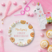 Herfst pompoen meisje verjaardag papieren bordje (Feest)