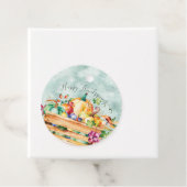 Herfst Pompoen Oogst Friendsgiving Bedankjes Labels (In situ)