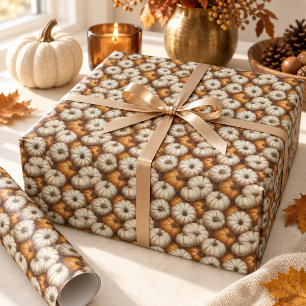 Herfst Pompoen Oogst Halloween Thanksgiving Cadeaupapier