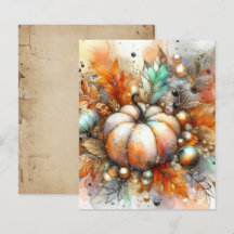 Herfst Pompoen Oogst Scrapbook Papier