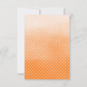 Herfst pompoen | Opmerking van dank Bedankkaart (Achterkant)