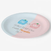 Herfst pompoen papieren bordje (Gekanteld)