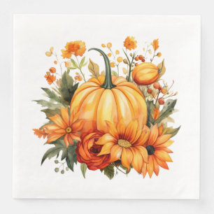 Herfst Pompoen Papieren Servetten 