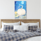 Herfst Pompoen Patch Maureen Girard Canvas Afdruk (Insitu (Slaapkamer))