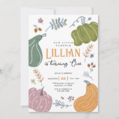 Herfst Pompoen Patch Verjaardag Kaart (Voorkant)