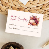 Herfst pompoen raden hoeveel Snoepjes spel Kaart