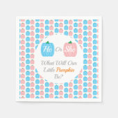 Herfst pompoen servet (Voorkant)