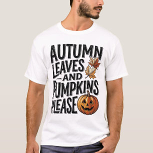 Herfst Pompoen Shirt Met Bladeren En Halloween Sfe