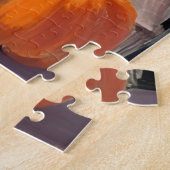 Herfst Pompoen Stoep | Herfst Schilderij Legpuzzel (Zijkant)