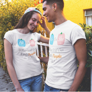 Herfst pompoen t-shirt