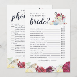 Herfst Pompoen Tweezijdig Vrijgezellenfeest Game K Kaart