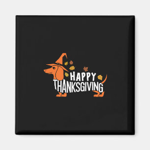 Herfst Pompoen Val Dachshund Thanksgiving Dames Magneet