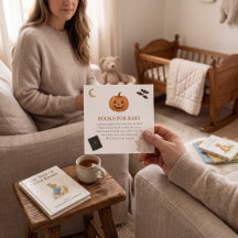 Herfst Pompoen Vleermuis Spook Baby Shower Boek Ve