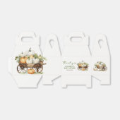 Herfst pompoen zonnebloem Baby shower dank u Bedankdoosjes (Uitgevouwen)