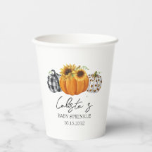Herfst Pompoen & Zonnebloem Baby Sprinkle