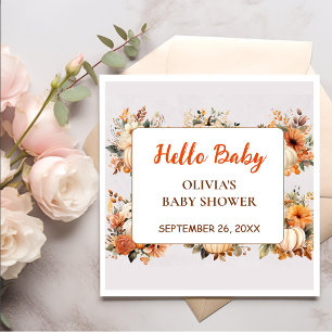 Herfst Pompoen Zonnebloem Servet