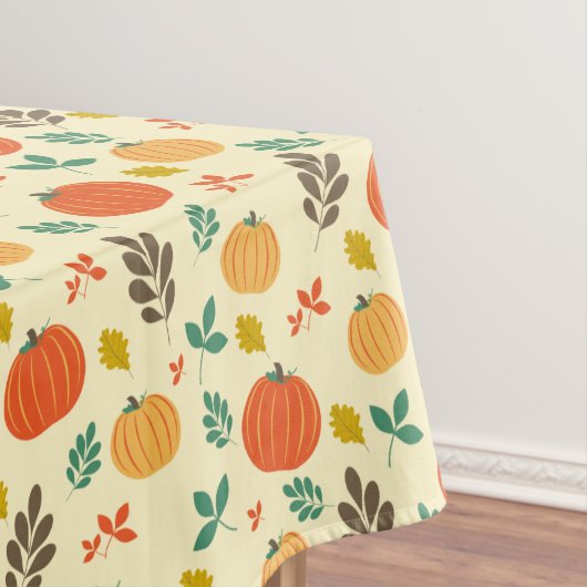 Herfst Pompoenen en bladeren Tafelkleed (Voorbeeld)