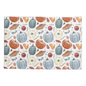 Herfst Pompoenen & Herfst Bladeren Patroon Kussensloop (Achterkant)