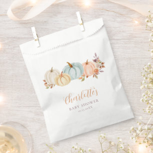 Herfst Pompoenen Herfst Bloemen BABY SHOWER Bedankzakje