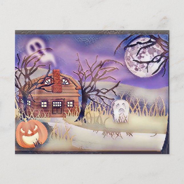  Herfst pompoenen herfstkleuren waterverf (Voorkant)