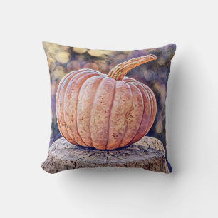  Herfst pompoenen herfstkleuren waterverf Kussen