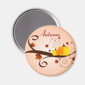 Herfst pompoenen - Magnet Magneet (Voorkant / Achterkant)