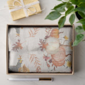 Herfst pompoenen oogsten herfstblad rustieke decou tissuepapier (Geschenk)