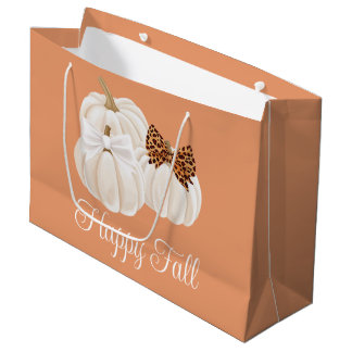 Herfst Pompoenen Schattige Happy Herfst luipaard p Groot Cadeauzakje