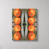 Herfst pompoenpaar Abstract Canvas Afdruk (Voorkant)