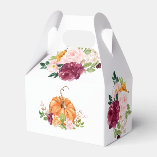 Herfst pompoenpapierbus, geschikt voor 4x2,5x5 bedankdoosjes (Achterkant)