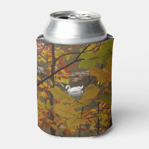 Herfst Pond met Zwan Blikjeskoeler