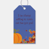 Herfst Pop-door Label Cadeaulabel (Voorkant)