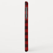 Herfst Pset Red Buffalo Check iPhone Hoesje Hoesje (Achterkant/links)
