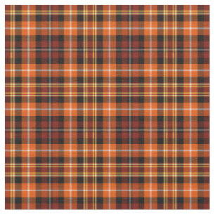 Herfst Pset Russet Brown, Oranje en geel patroon Stof