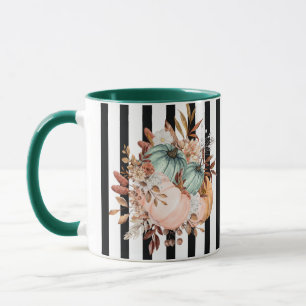 Herfst Pumpkin - Autumn Floral Coffee Mok
