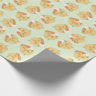 Herfst Pumpkin Baby shower Hartelijk dank Cadeaupapier