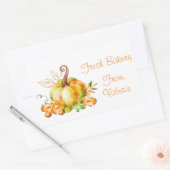 Herfst Pumpkin Bakery Label (Envelop)