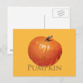Herfst Pumpkin Briefkaart (Voorkant / Achterkant)