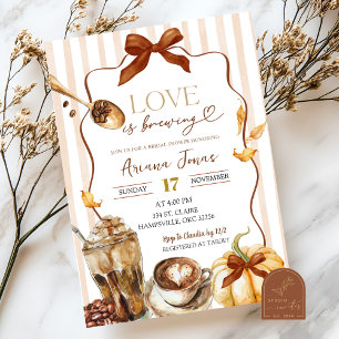 Herfst Pumpkin Coffee Love is het brouwen van Vrij Kaart
