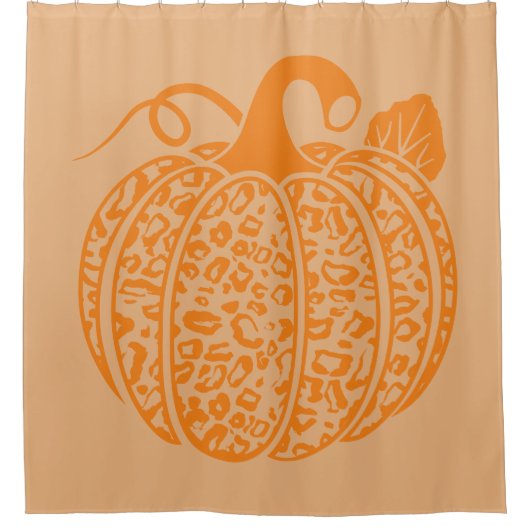Herfst Pumpkin Douchegordijn (Voorkant)