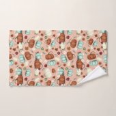 Herfst Pumpkin Floral Bad Handdoek (Handdoek)
