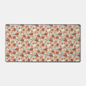 Herfst Pumpkin Floral Bureaumat (Voorkant)