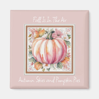 Herfst Pumpkin Floral Magneet