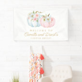 Herfst Pumpkin Gender onthaal welkom Spandoek (Insitu)