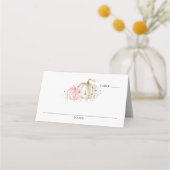 Herfst Pumpkin Girl Baby shower Table (Voorkant)