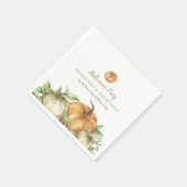 Herfst Pumpkin Halloween Servet (Hoek)