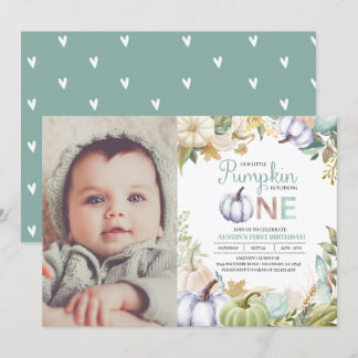 Herfst Pumpkin herfst eerste dag uitnodiging