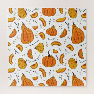 Herfst Pumpkin in het Oostenrijkse najaar Legpuzzel